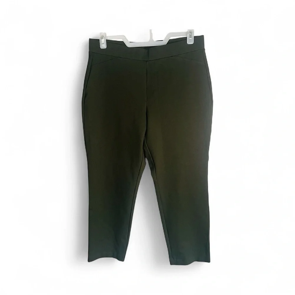 Michael Kors Olive Oil Skinny Pull-on Pants